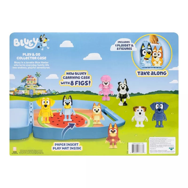 Bluey Play & Go Collector Case with Figures