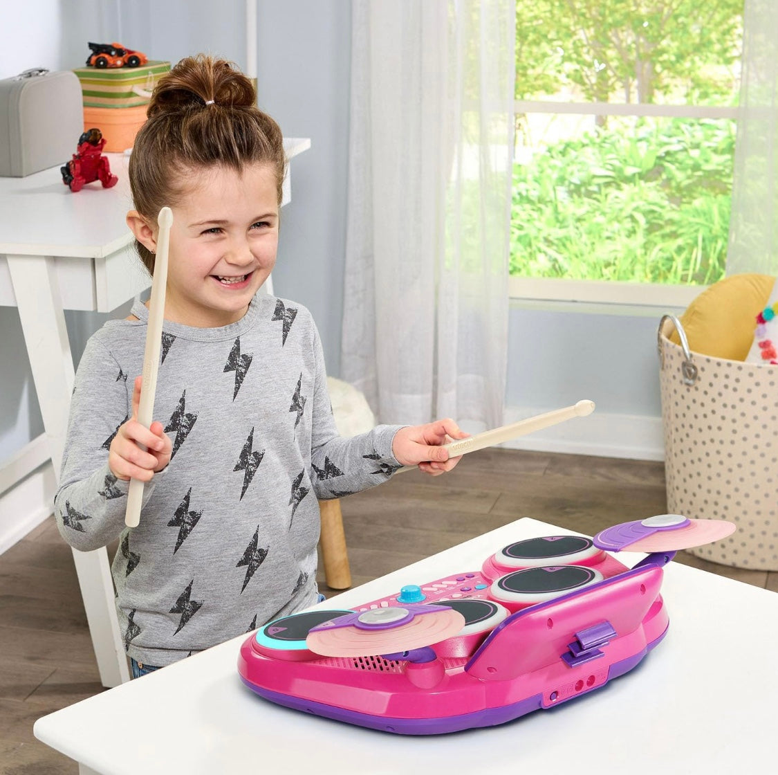 Vtech Kidi Star Drum Pad - Pink