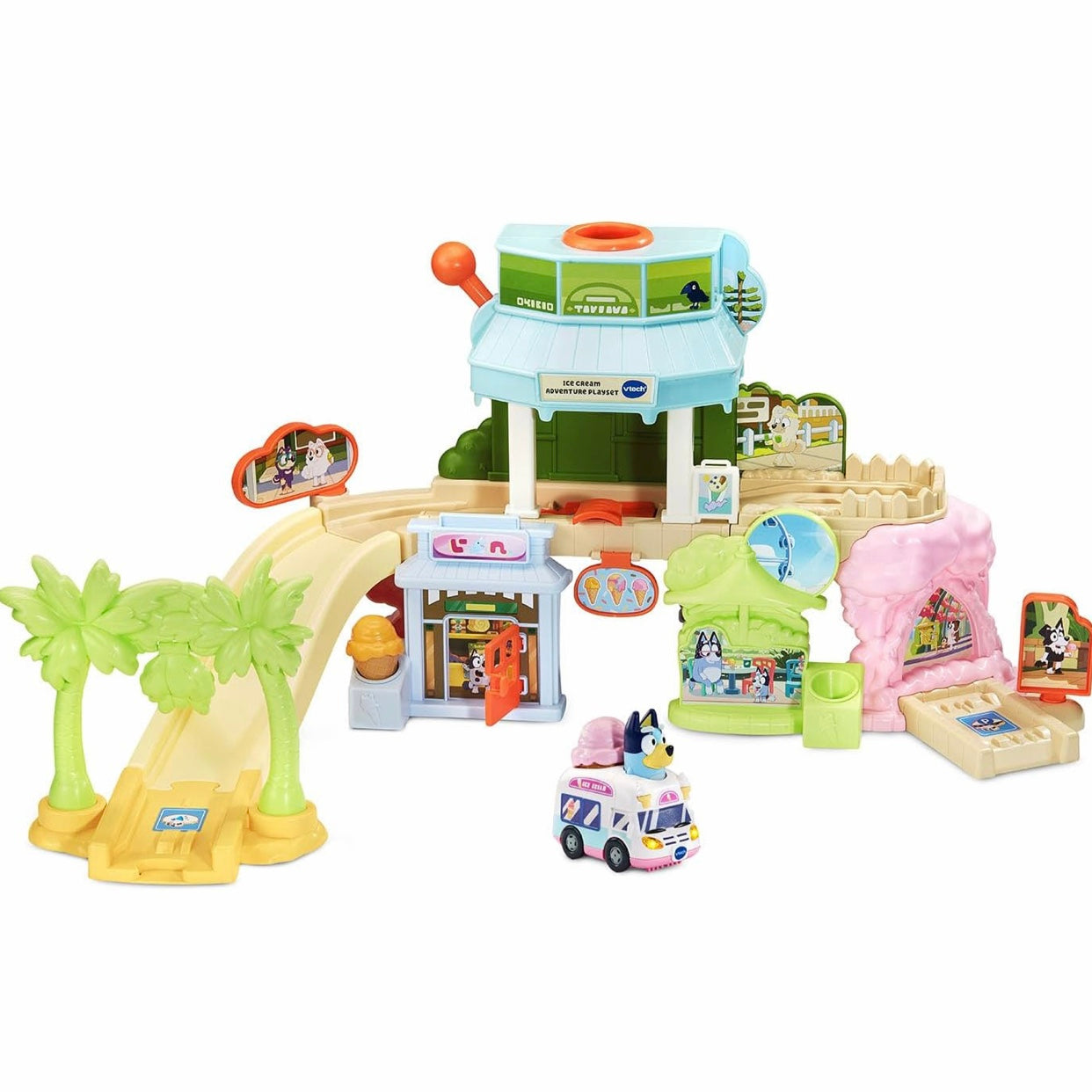 Vtech Bluey Ice Cream Adventure Playset with Ice cream Truck