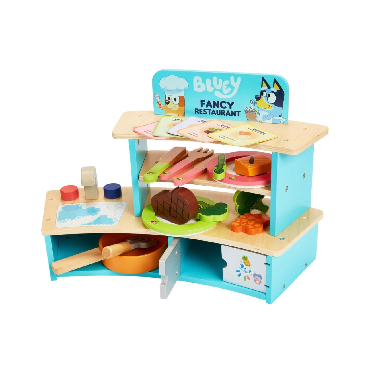 Bluey Wooden Tabletop Restaurant