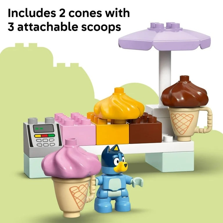 Lego Duplo Bluey Ice Cream Trip Playset