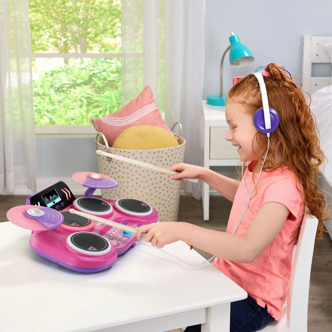 Vtech Kidi Star Drum Pad - Pink