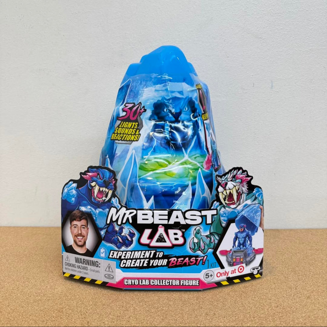 MrBeast Lab Cryo Lab Mystery Collector Figure Playset