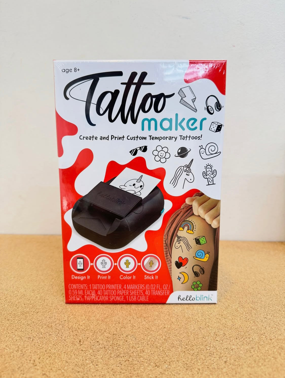 Hello Blink Tattoo Maker Temporary Tattoo Printer