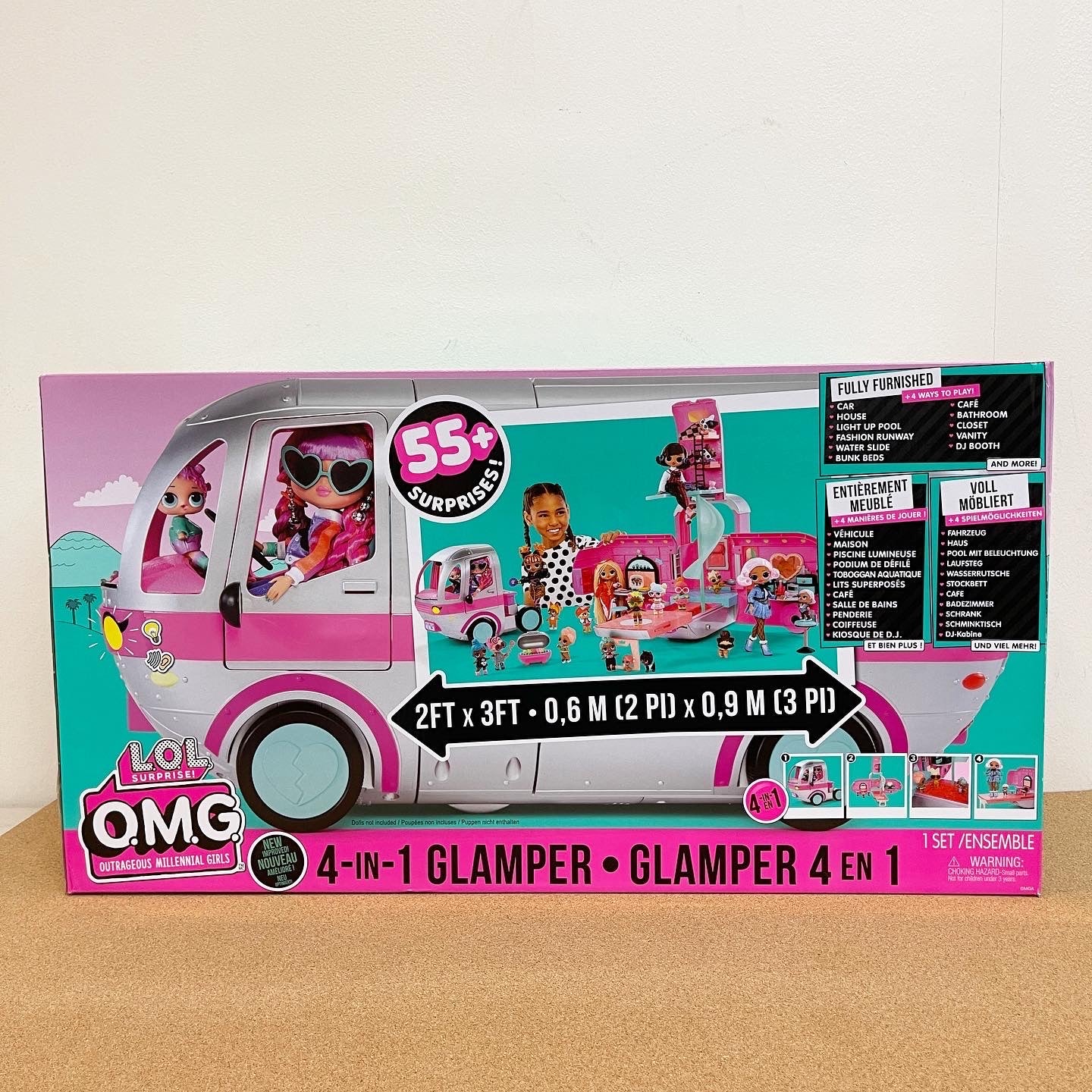 LOL Surprise OMG 4-in-1 Glamper Playset