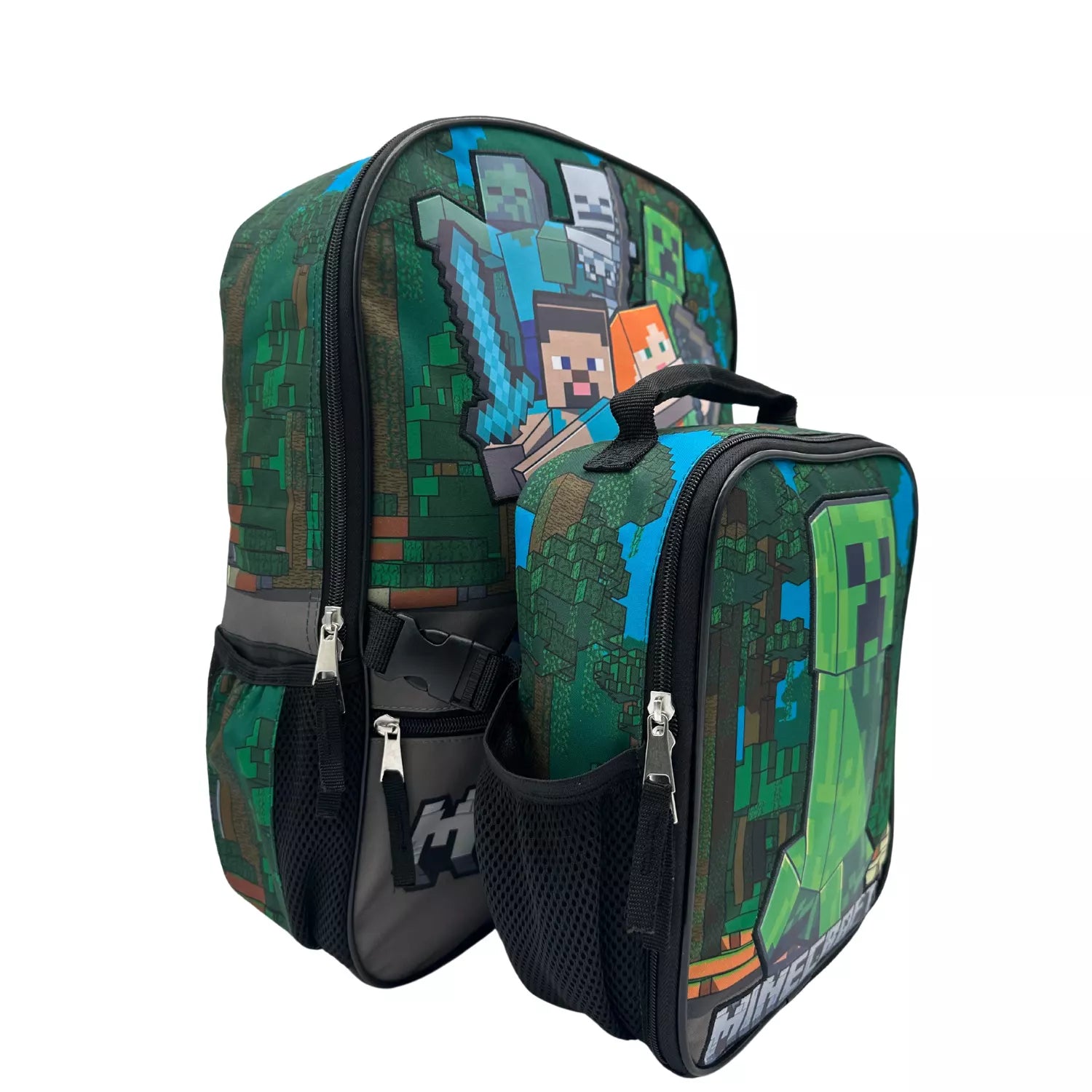 Minecraft 2Piece Backpack Set 17”