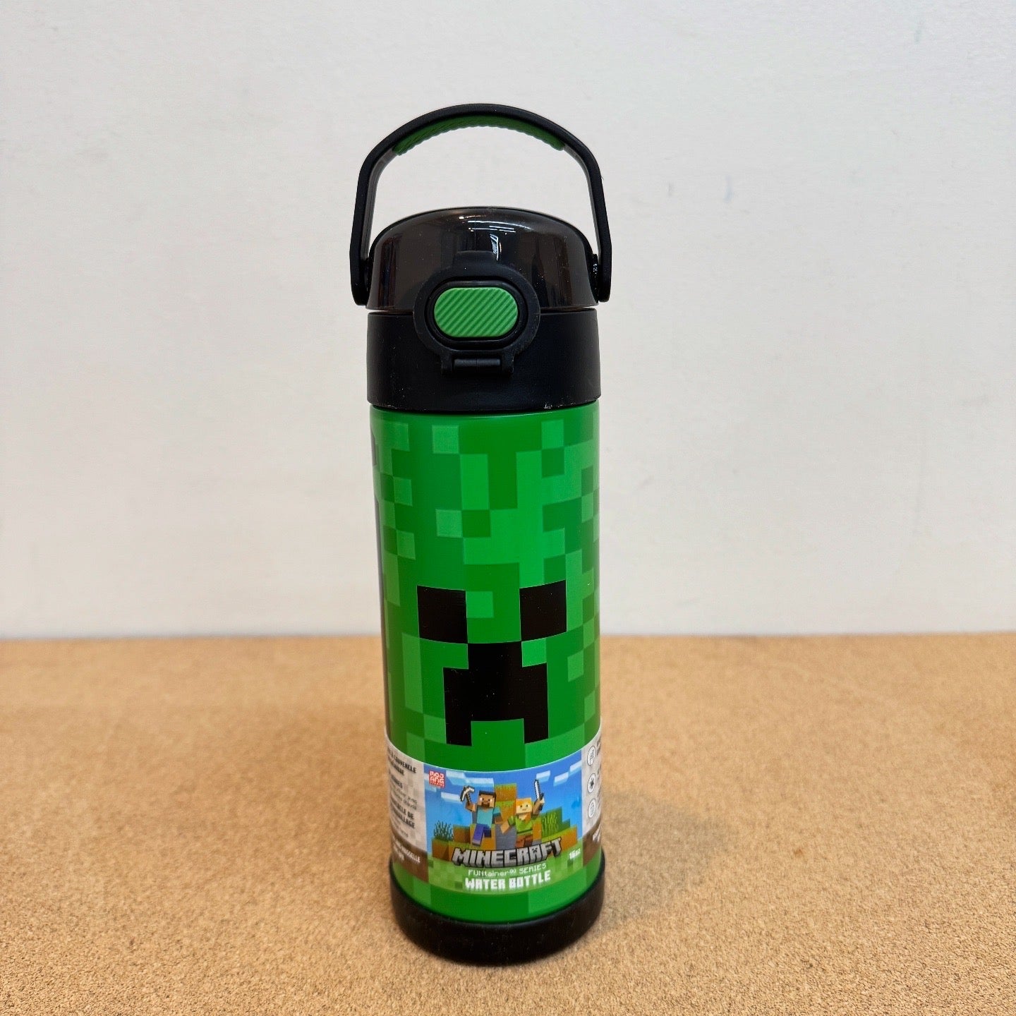 Thermos Funtainer 16oz Water Bottle - Minecraft