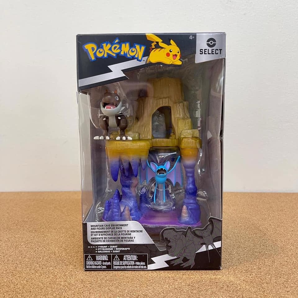 Pokemon Mountain Cave Environment & Figure Display Pack