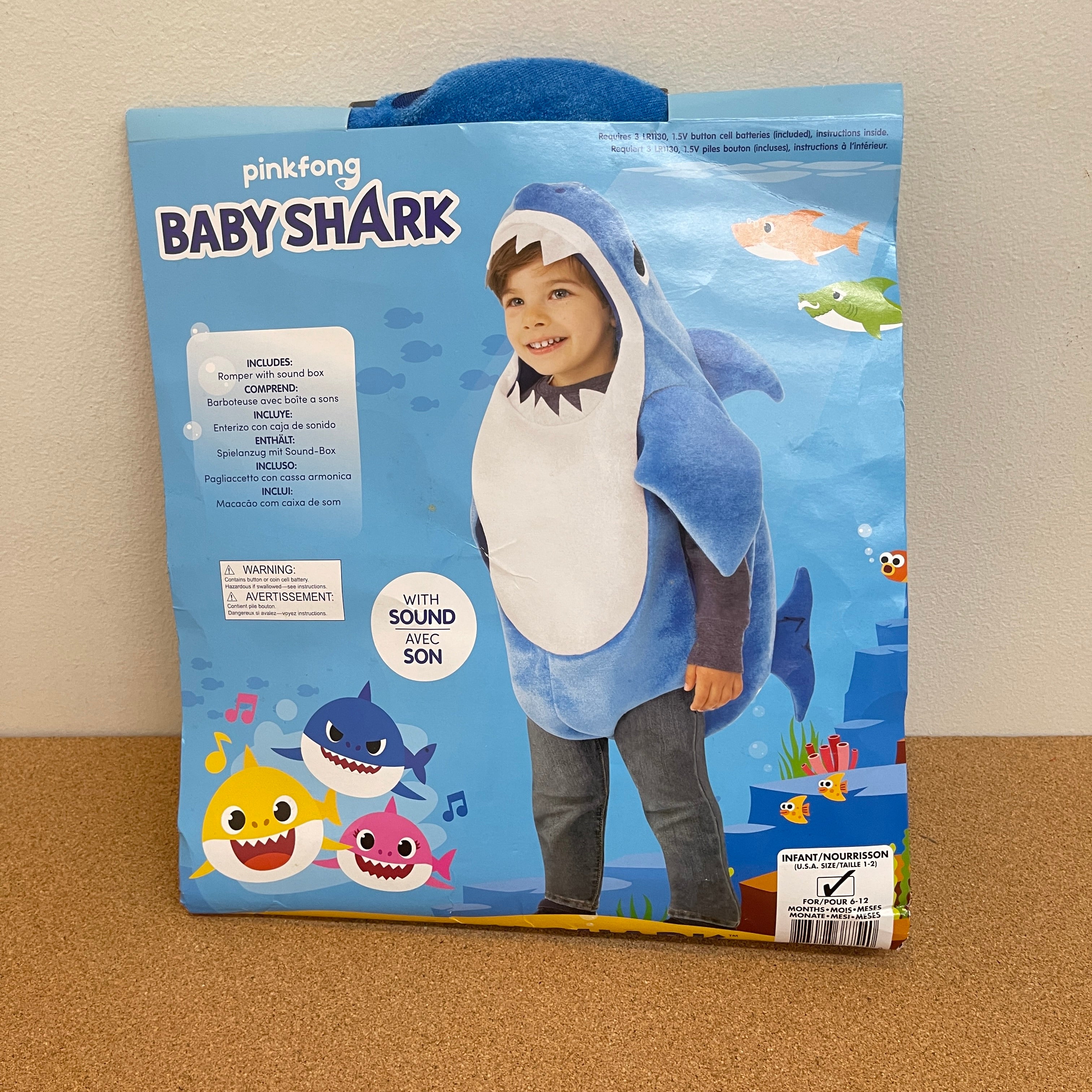 Baby Shark “Daddy Shark” Costume for kids