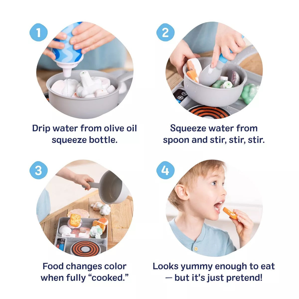 Melissa & Doug Water Wow Saute & Serve Playset