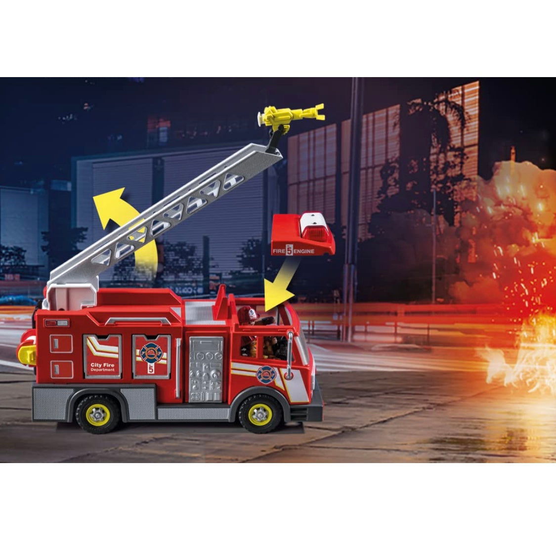 Playmobil Fire Truck Playset