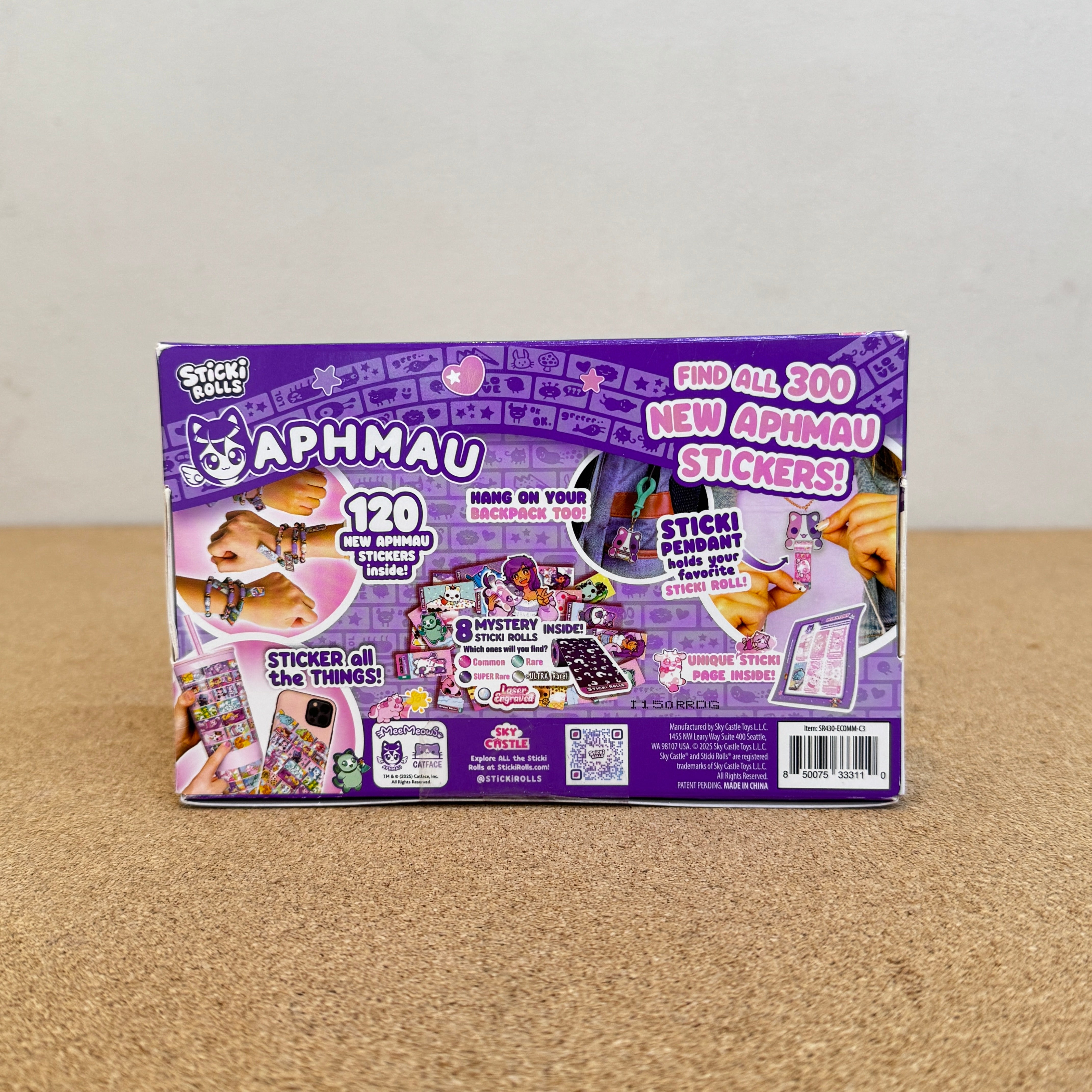 Sticki Rolls x Aphmau Toy Pendant & Bracelet Set