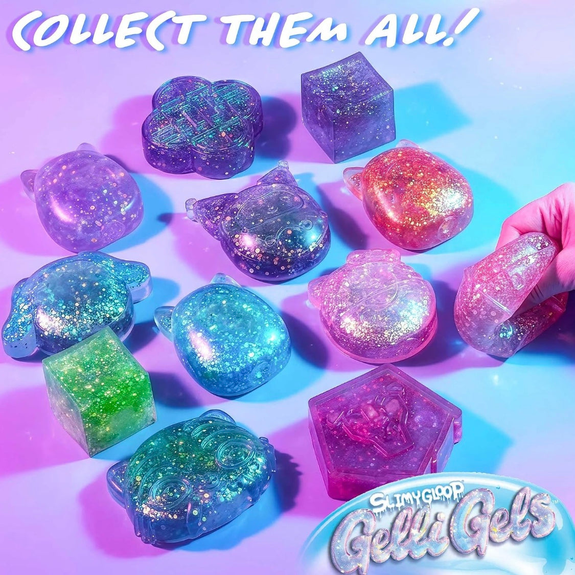 Slimygloop Gelli Gels Squishmallows Blue
