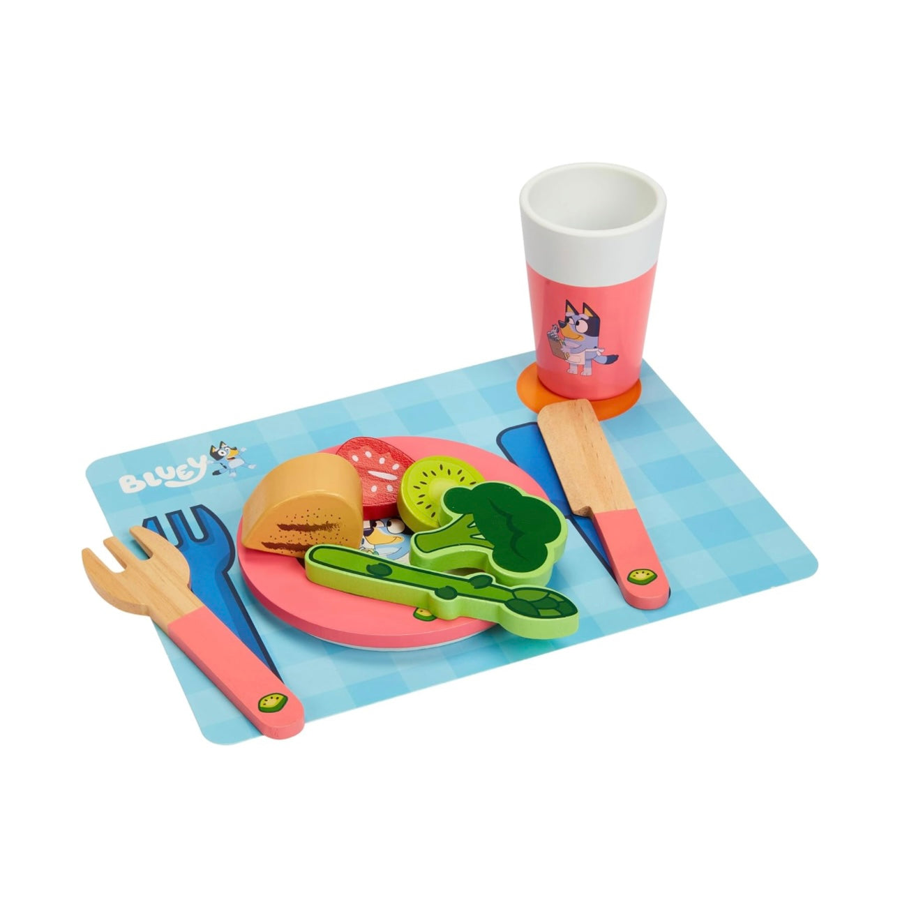 Bluey Wooden Dine In with Bluey Set