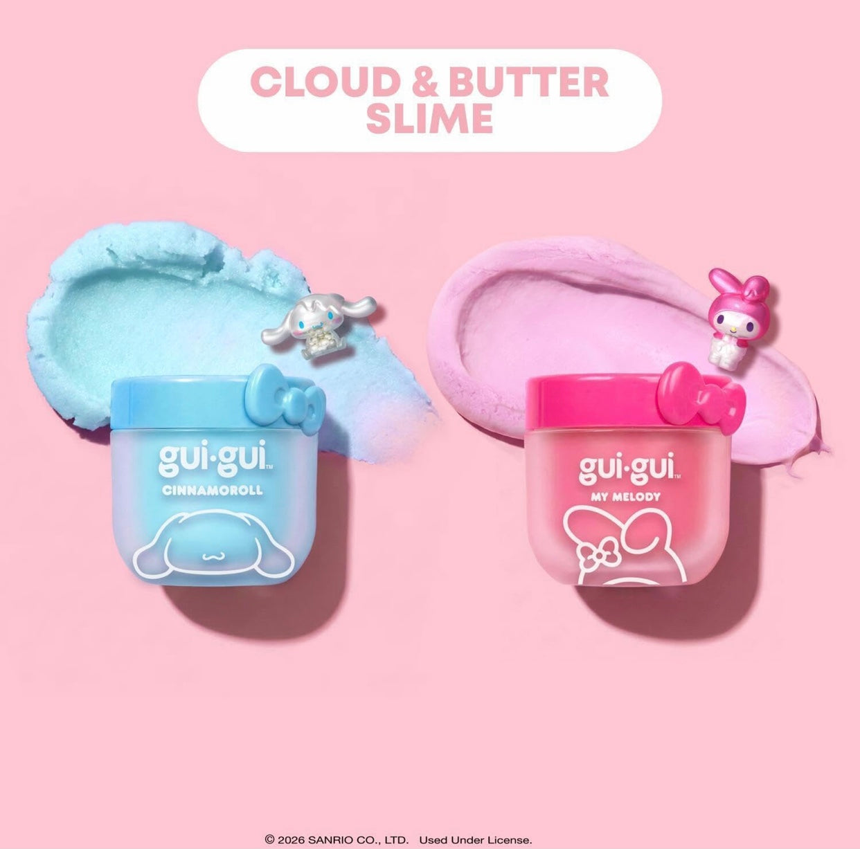 GUI GUI My Melody Butter Slime & Cinnamoroll Cloud Slime Kit 2Pack
