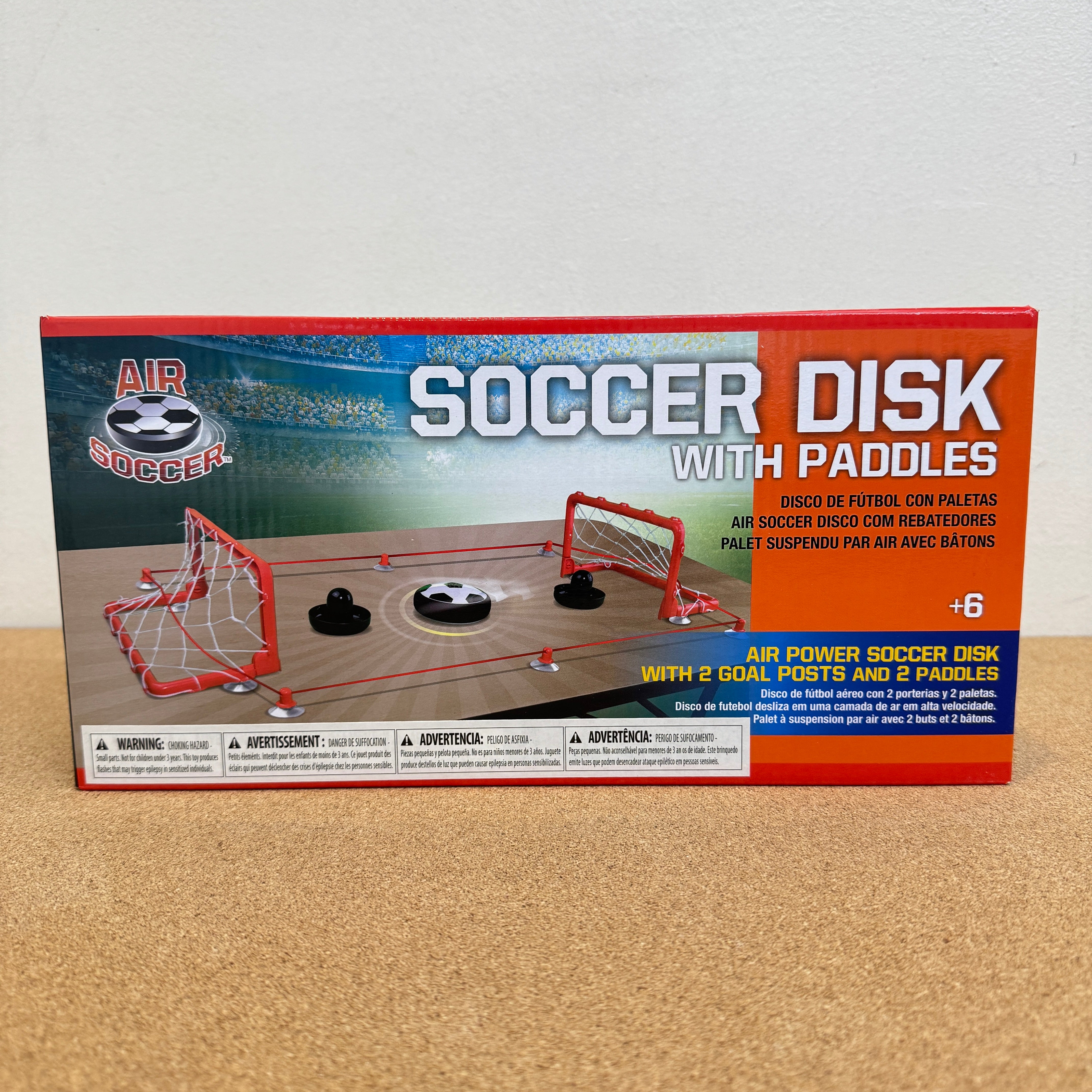 Air Soccer Set with Paddles and Net