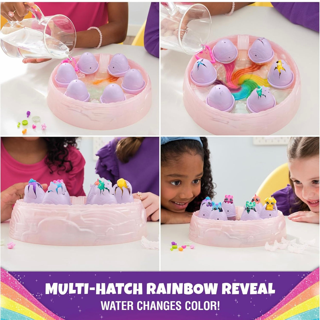 Hatchimal Alive Rainbow Hatchery Toy Set