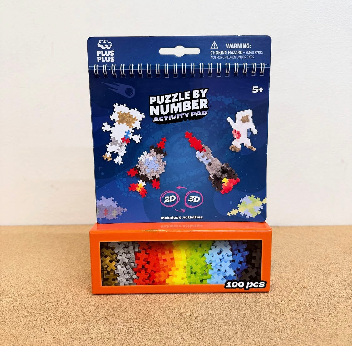 Plus-Plus Puzzle By Number Activity Pad - Space