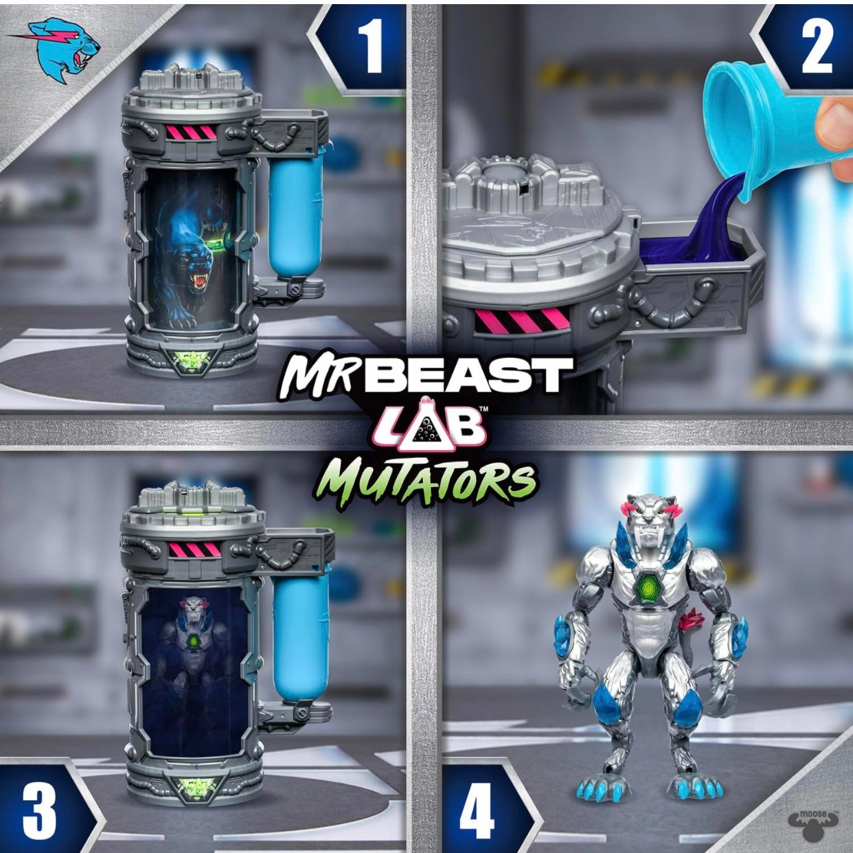 MrBeast Lab Mutators Mutation Chamber Metallic Panther