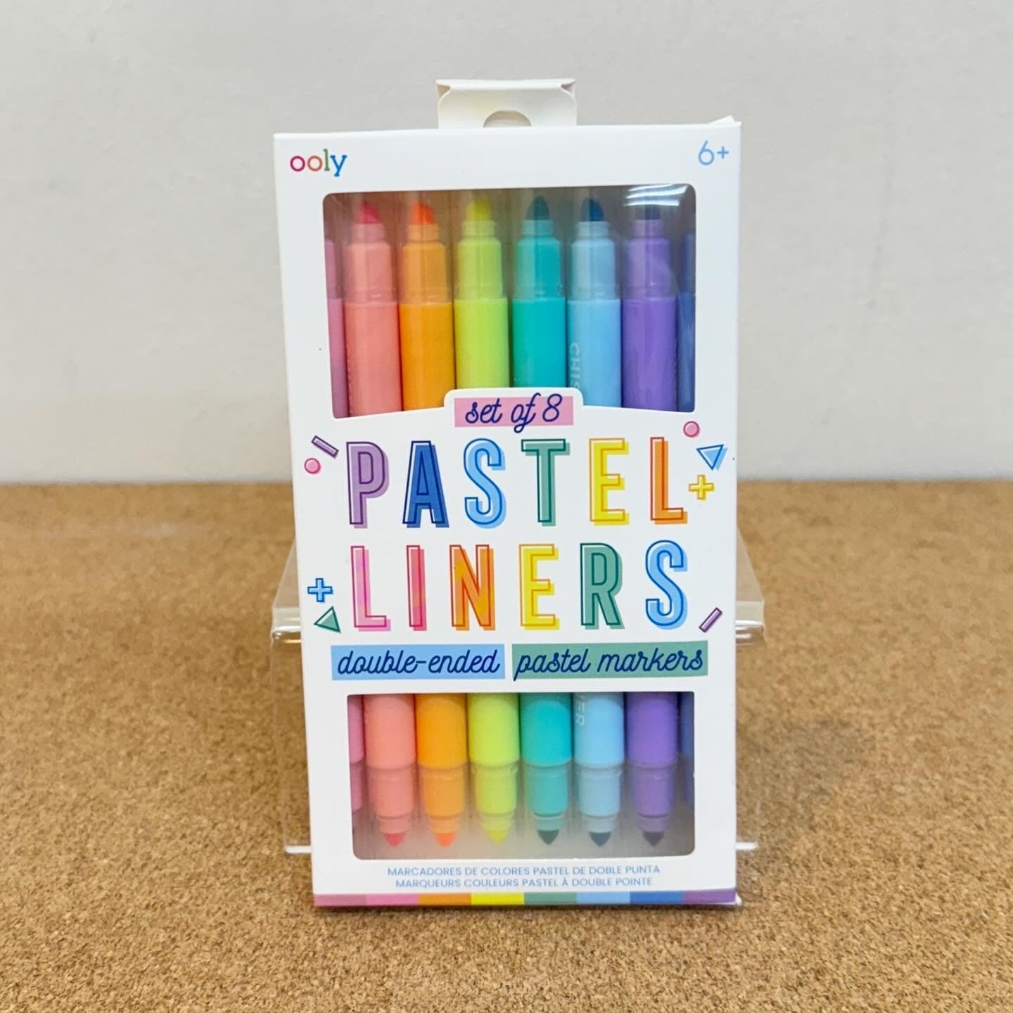 Ooly Pastel Liners Dual Tip Markers Set of 8