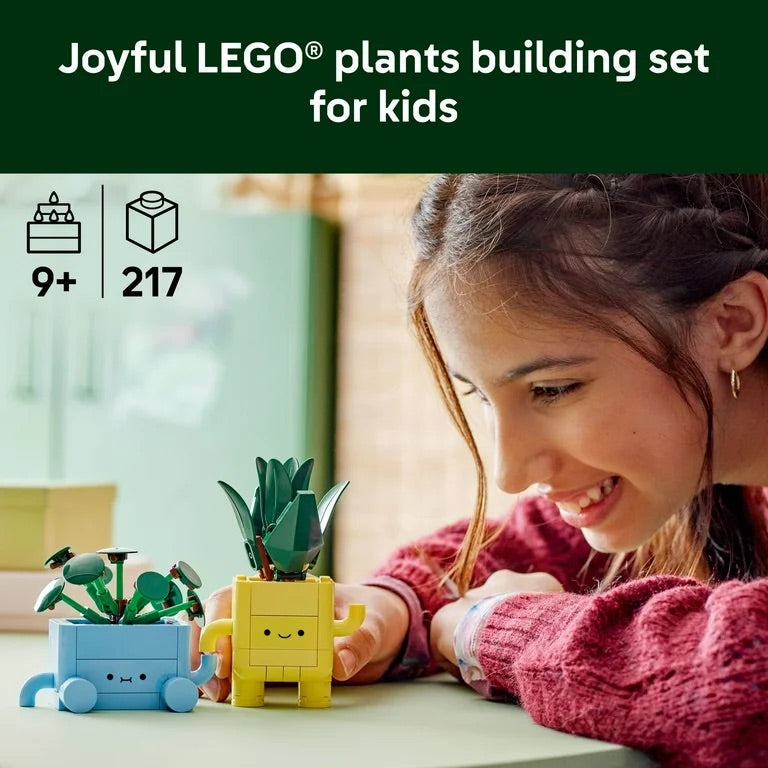 Lego Botanicals Happy Plants Building Toys Set