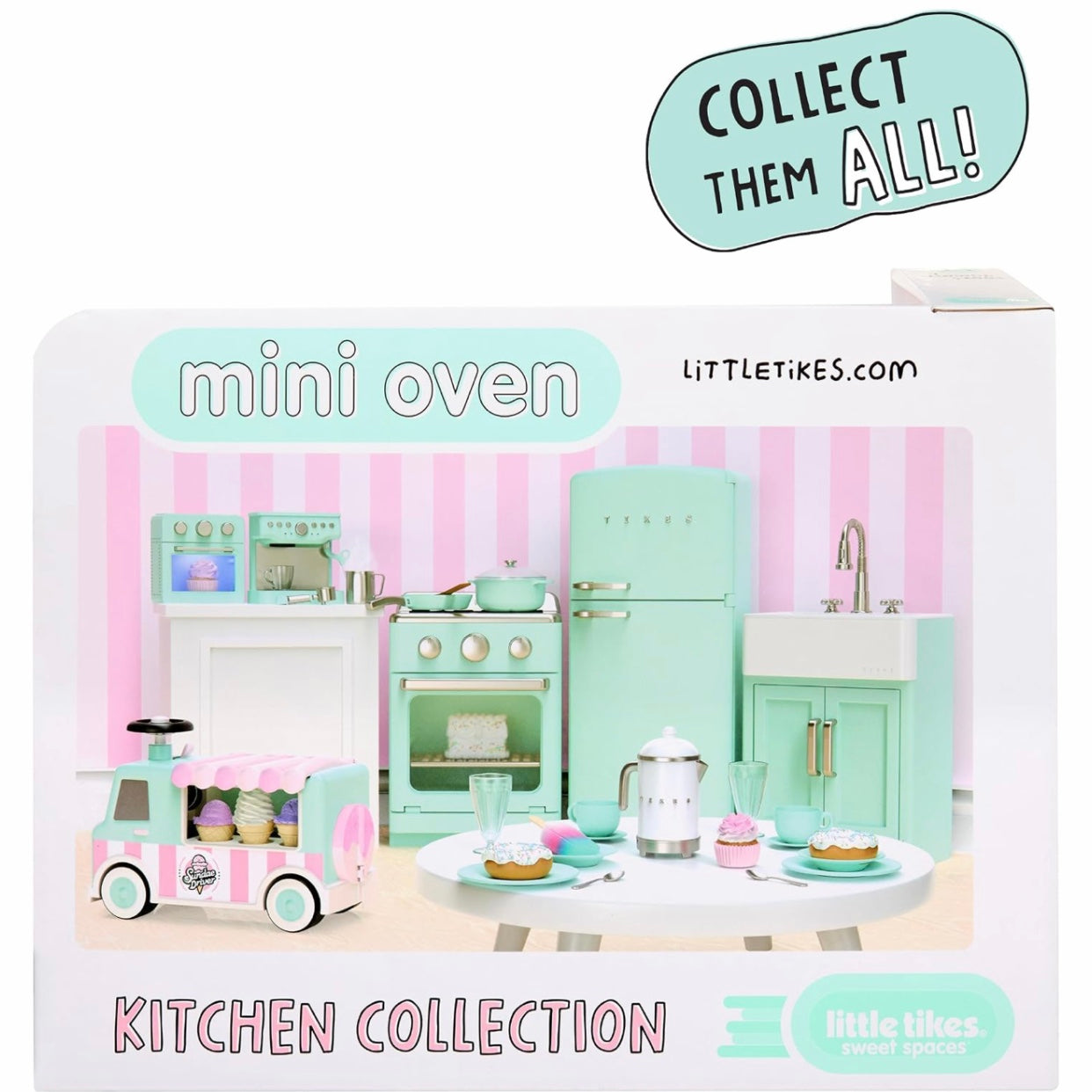 Little Tikes Sweet Spaces Mini Oven - Sea Foam