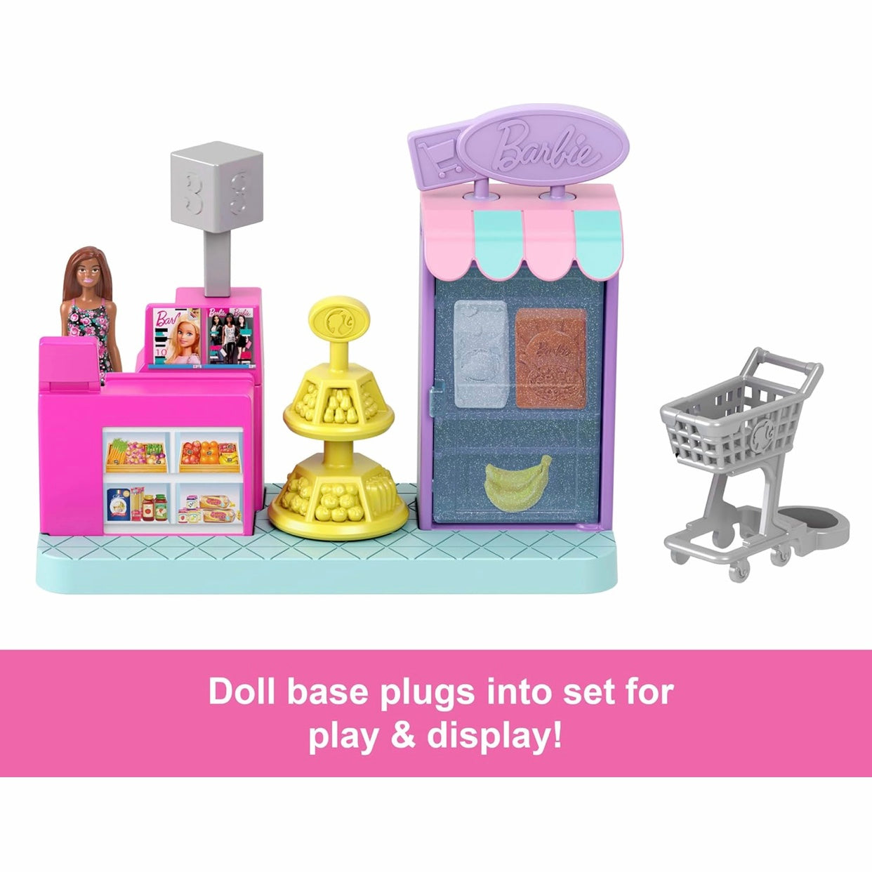 Barbie Mini Barbieland Collectibles Supermarket Playset