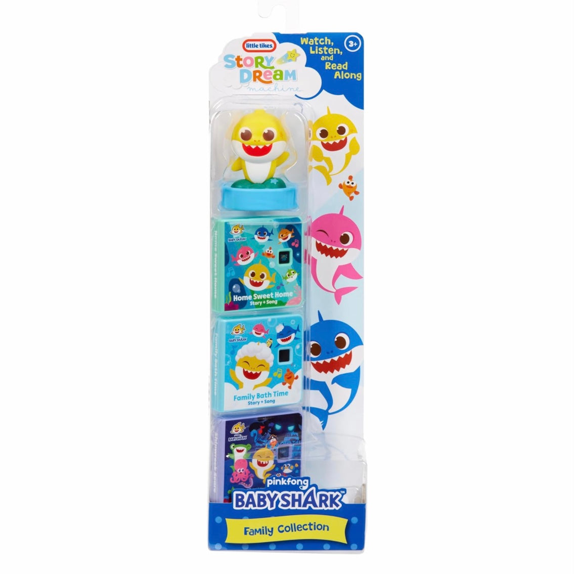 Little Tikes Story Dream Machine Cartridge Baby Shark Family Collection