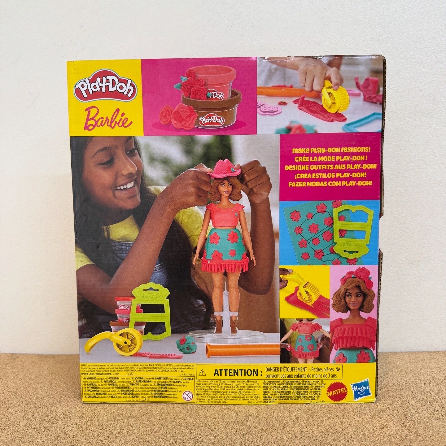 Play Doh Barbie Florals and Fringe Designer Doll Set