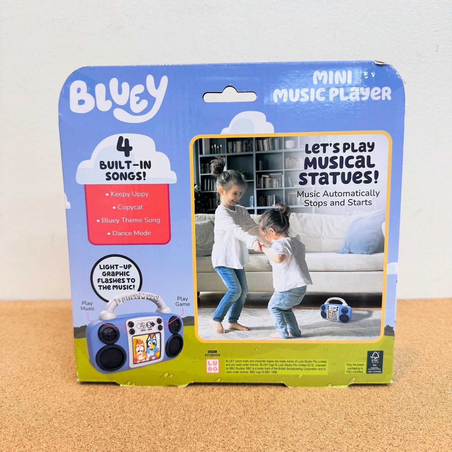Bluey Mini Toy Music Player