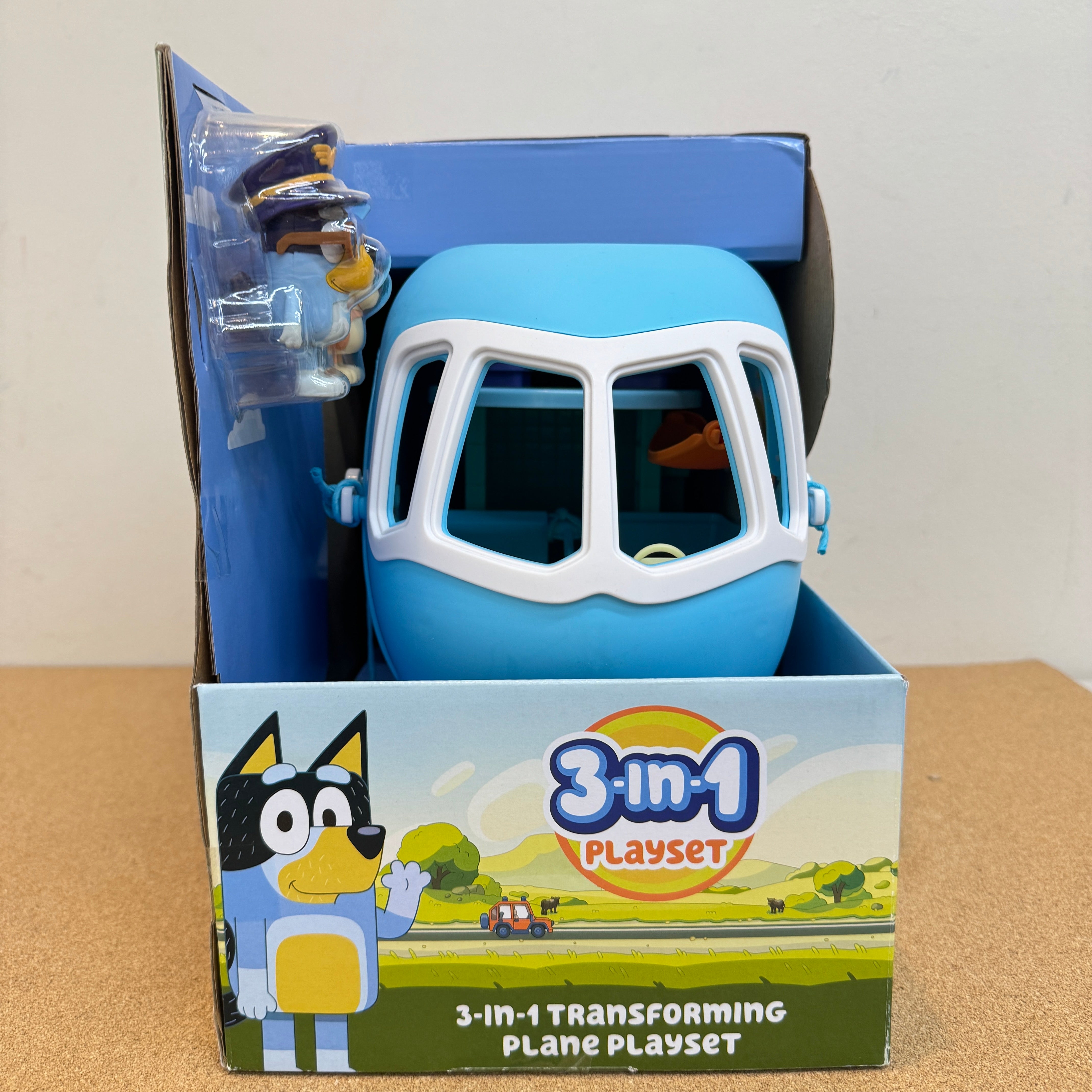 Bluey 3-in-1 Transforming Airplane Playset