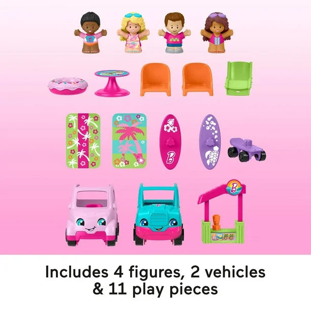 Fisher Price Little People Barbie Beach House Gift Set