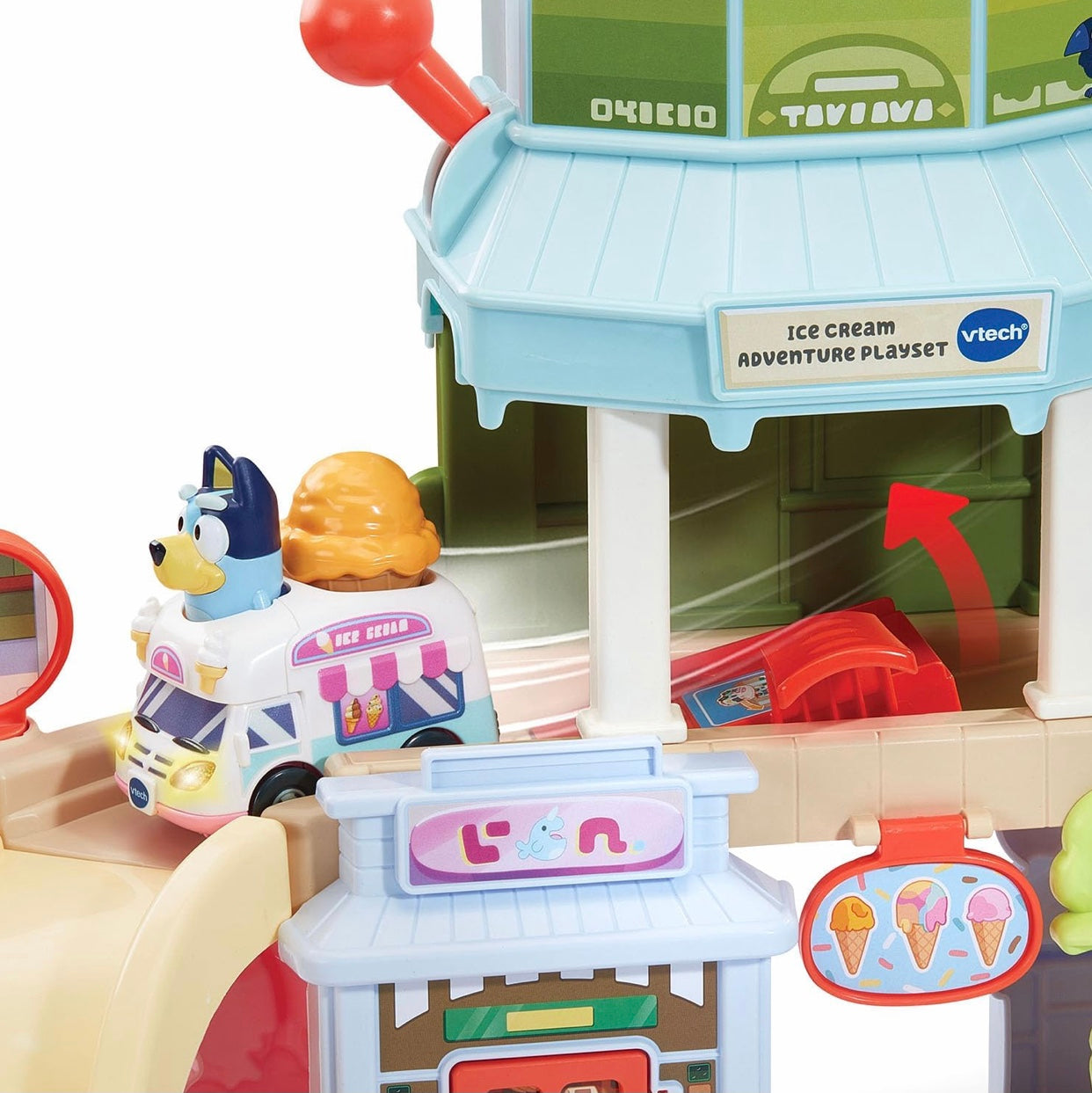 Vtech Bluey Ice Cream Adventure Playset with Ice cream Truck