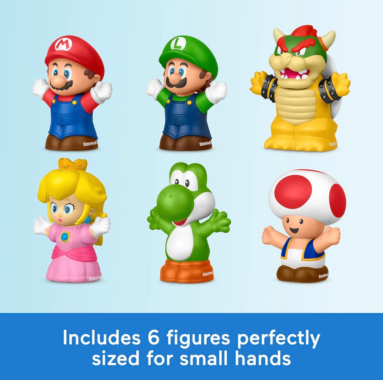 Fisher Price Little People My Mario Figure 6Pack Set