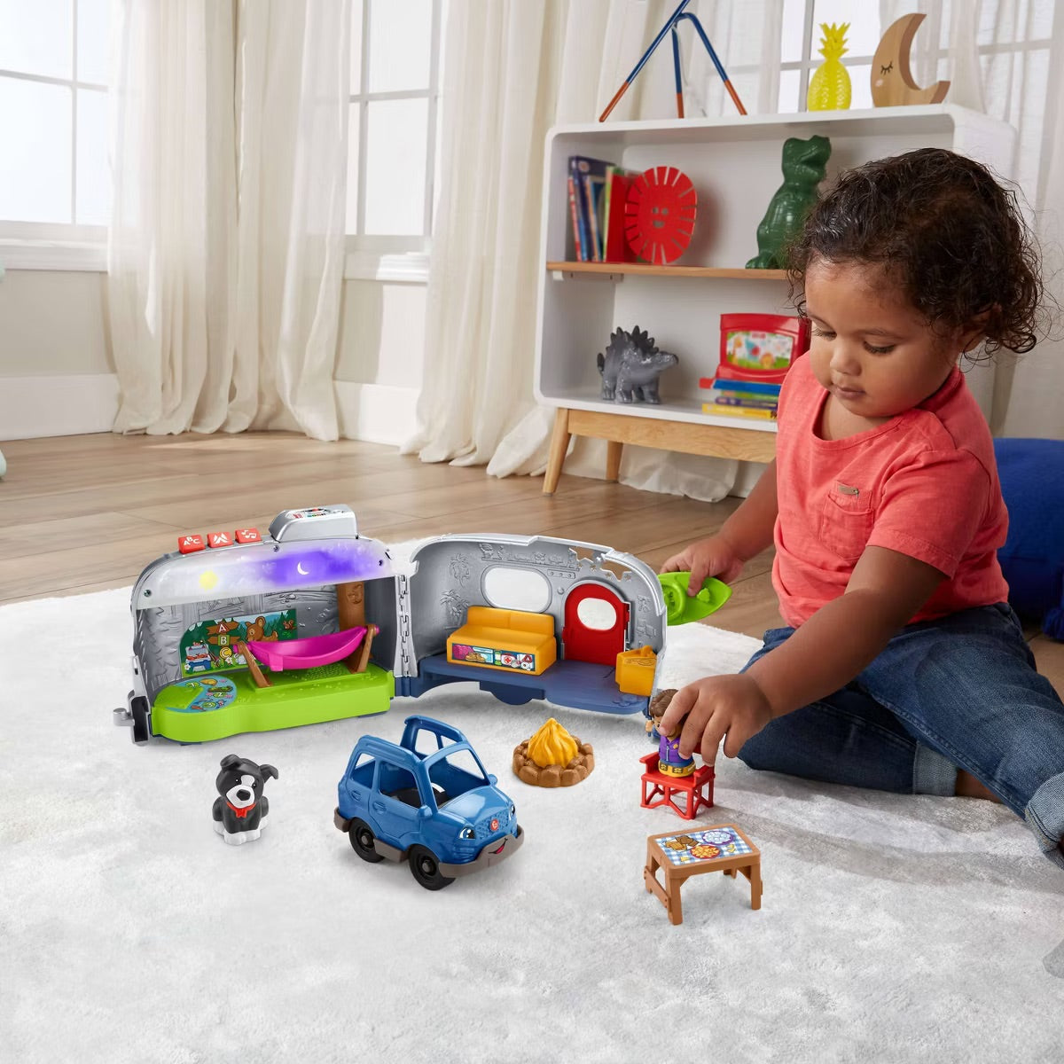 Fisher Price Little People Light Up Learning Camper