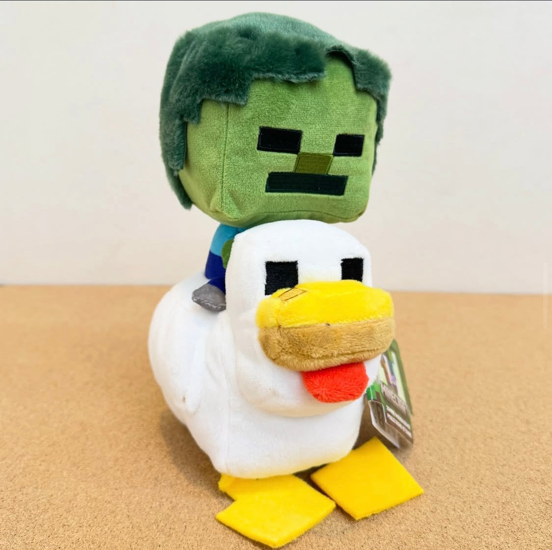 Minecraft Zombie Chicken Jockey Plush Toy