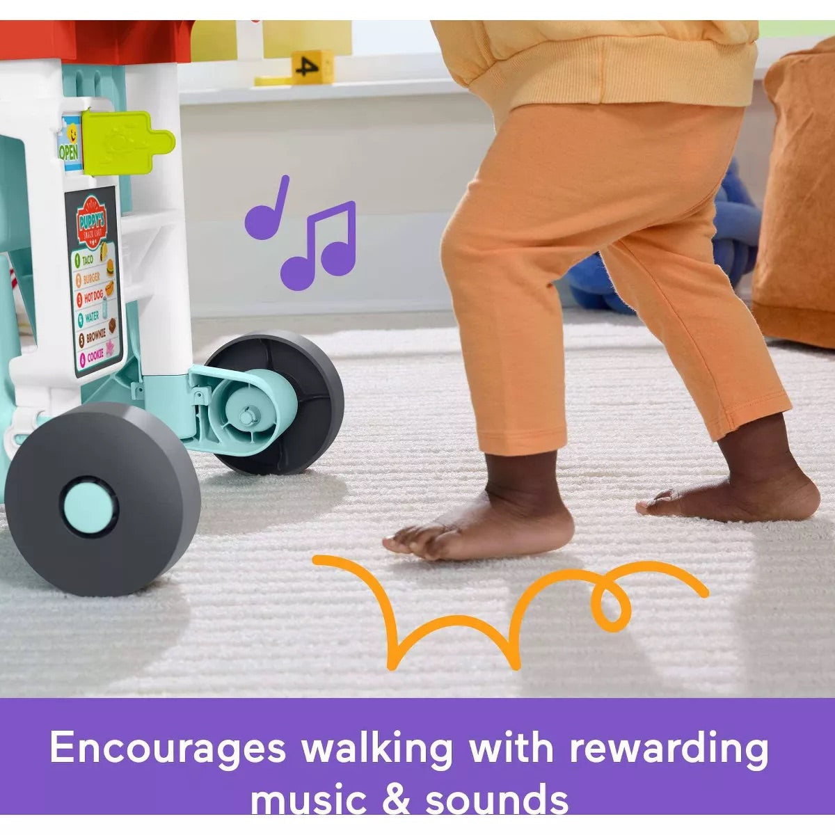Fisher Price Laugh & Learn 4-in-1 Snack Cart Walker