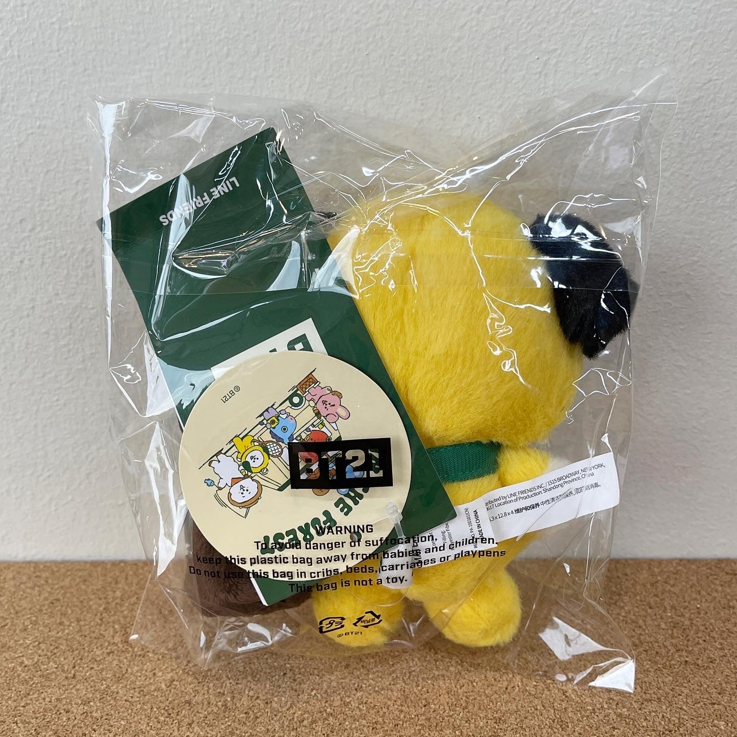 BT21 Picnic Mini Stading Plush Doll - Chimmy