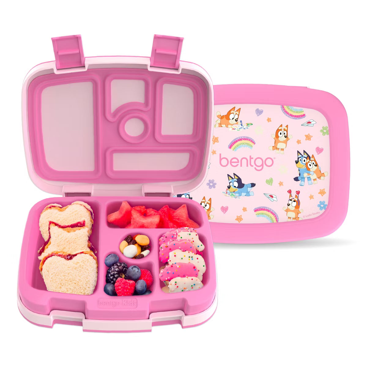 Bentgo Bluey Durable & Leak-Proof Lunchbox - Heart & Crafts