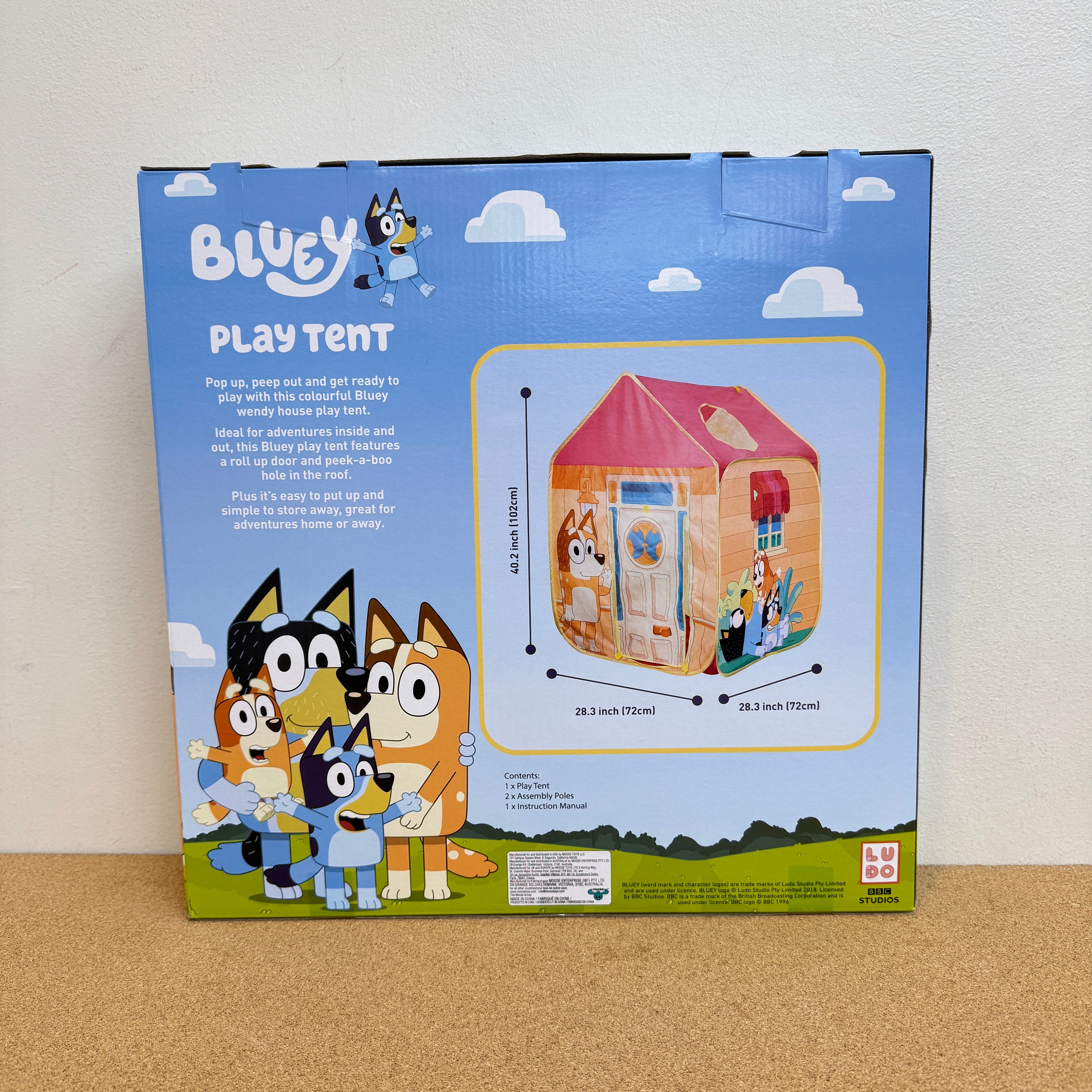 Bluey Pop N’ Fun Play Tent