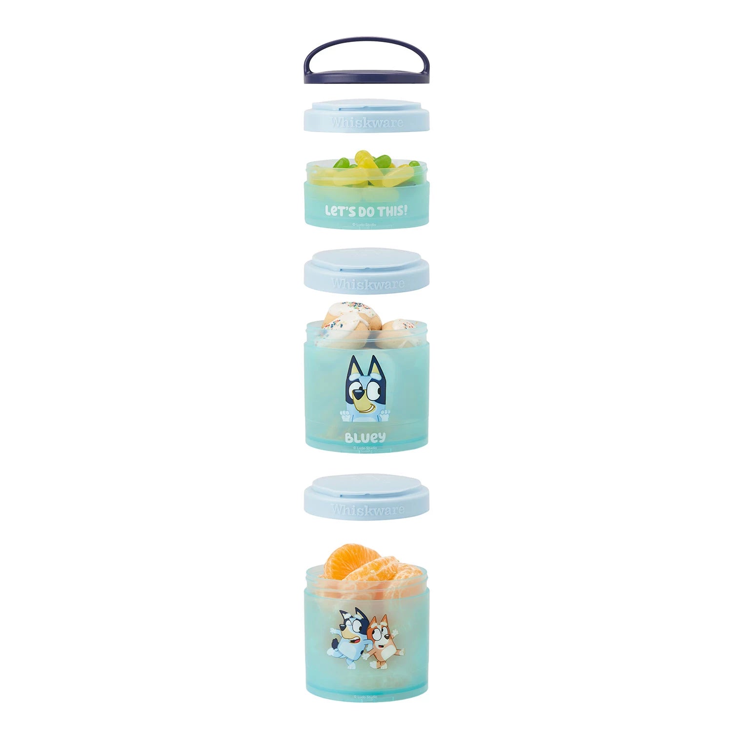 Whiskware Disney Combo Snack Container 2Pk - Bluey/Bingo