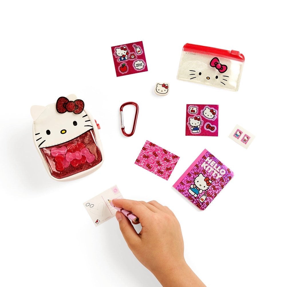 Real Littles Micro Backpack x Hello Kitty Red