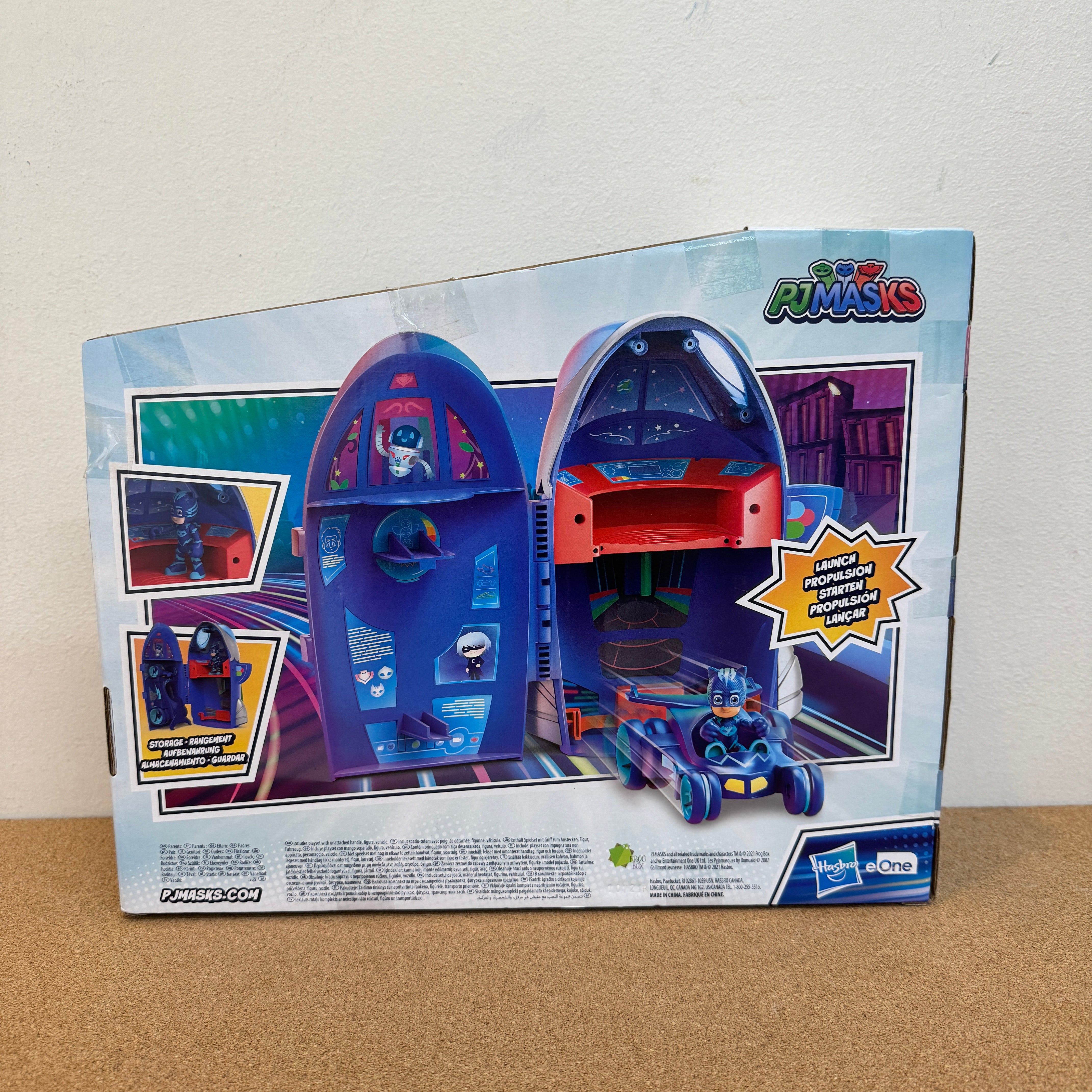 PJ Masks 2-in-1 Headquarters and Rocket Vehicle Playset