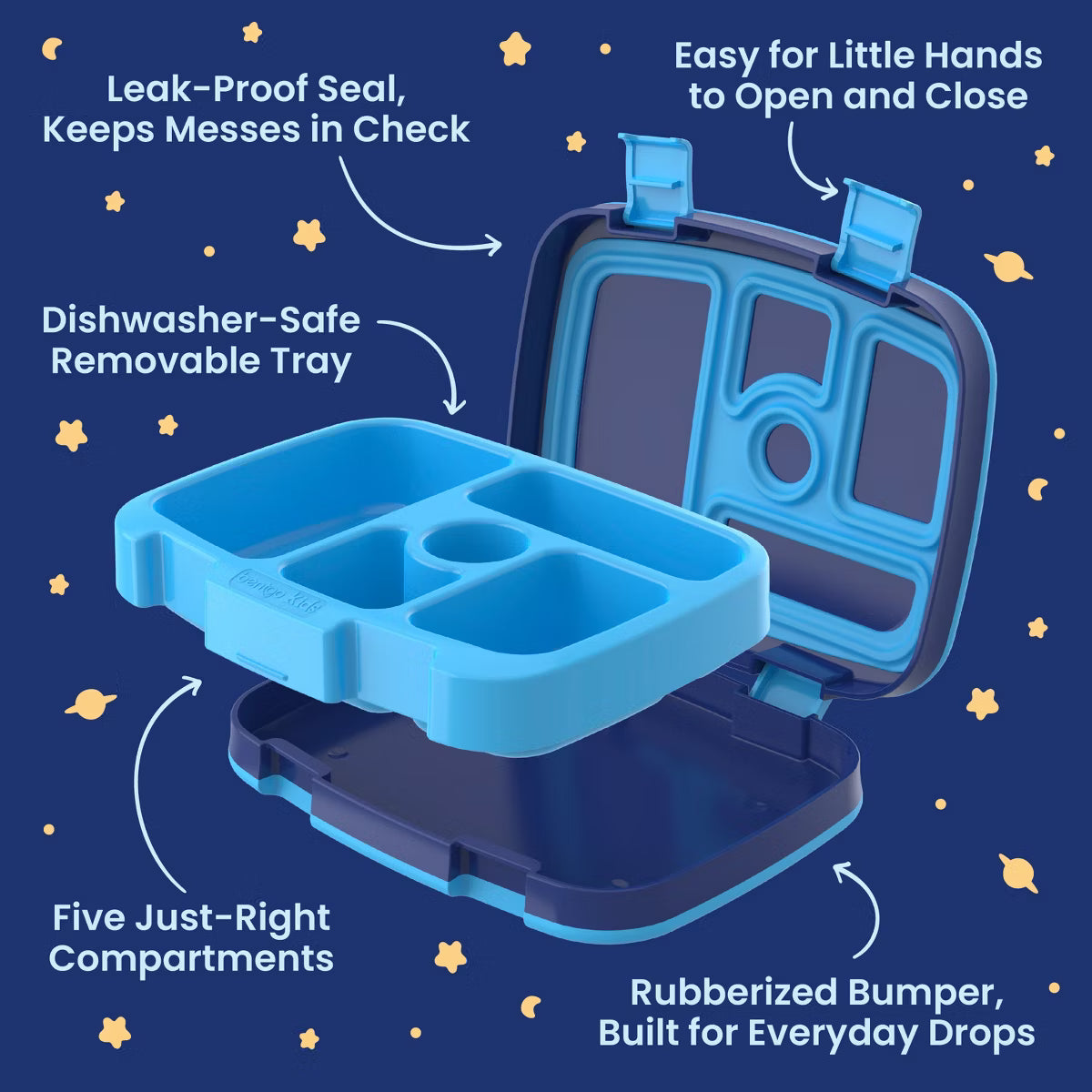 Bentgo Bluey Durable & Leak-Proof Lunchbox - Bluey’s Universe