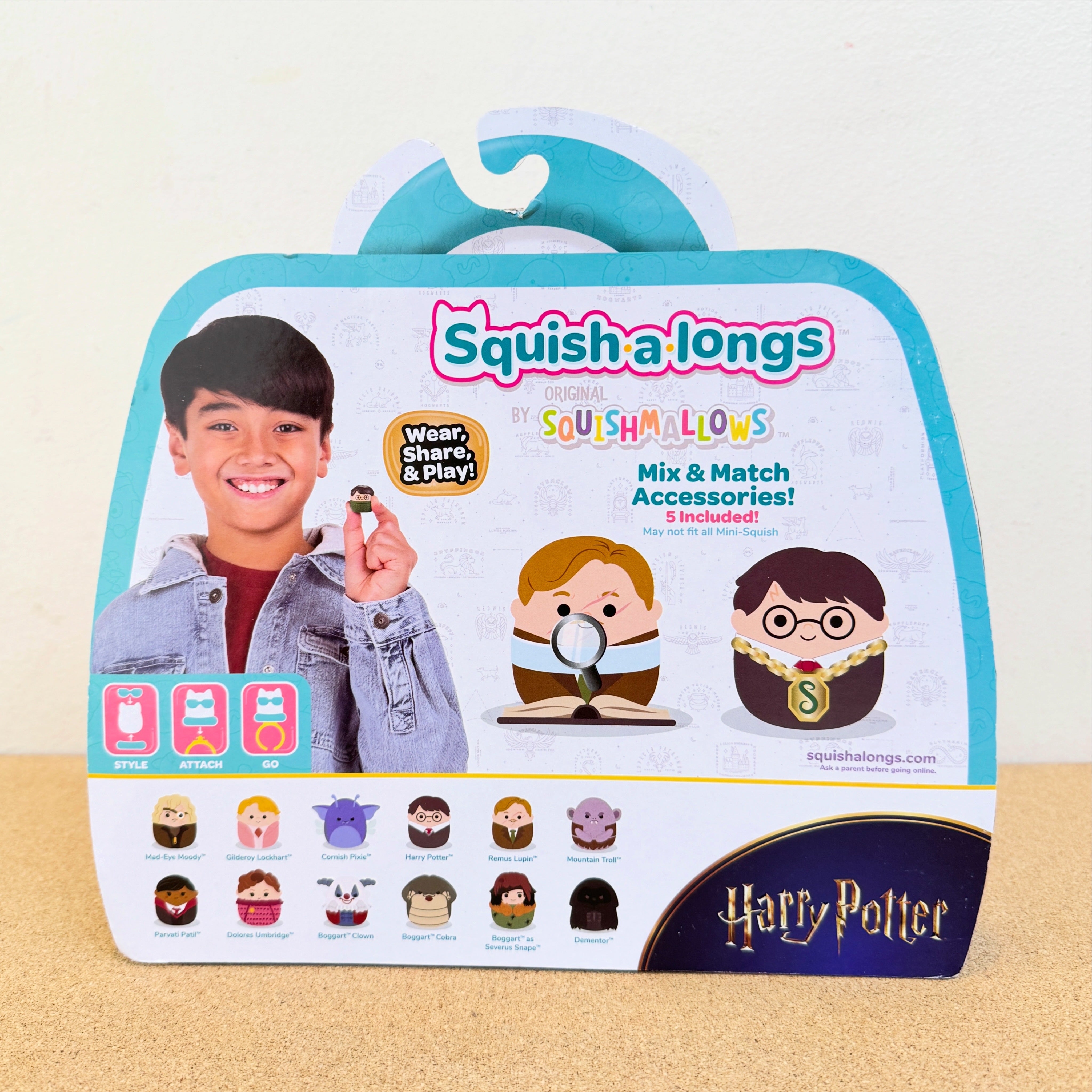 Squish-A-Longs “Harry Potter” Mini Squish Accessory 12Pack - Defence Against The Dark Arts Class