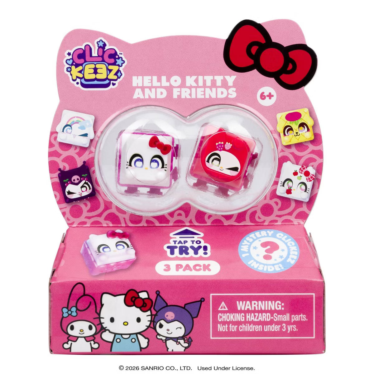 Clickeez Hello Kitty and Friends 3pack Fidget Toy