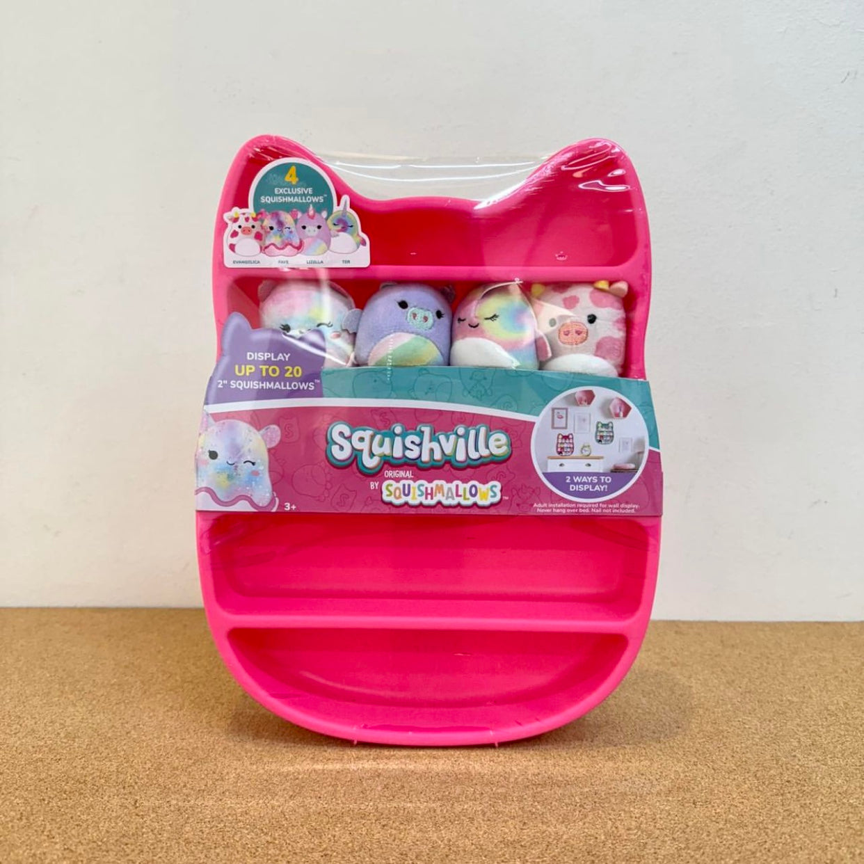 Squishville by Squishmallows Pink Play & Display