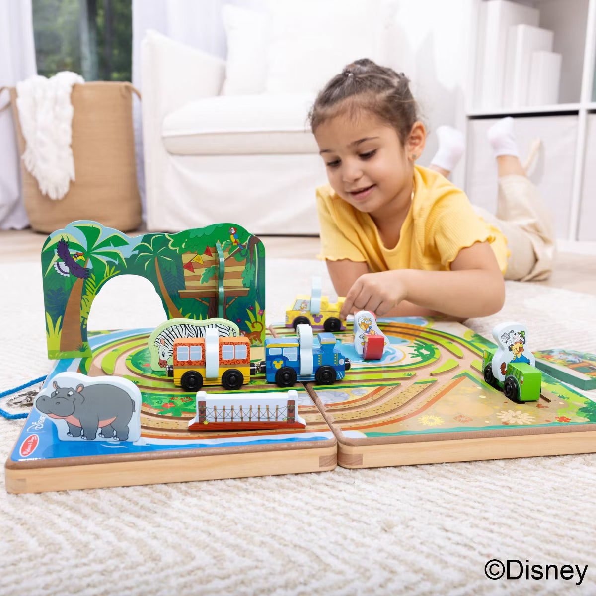 Disney Take-Along Safari Adventure Wooden Playset