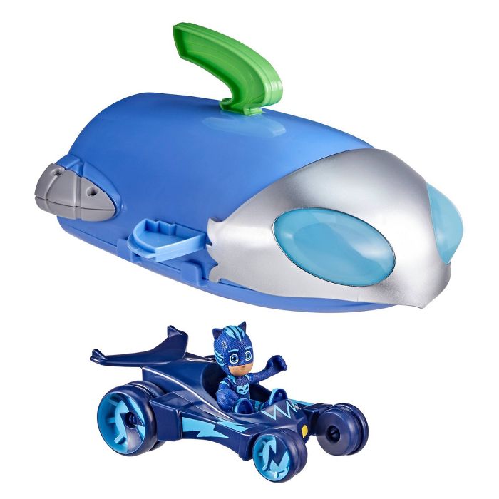 PJ Masks 2-in-1 Headquarters and Rocket Vehicle Playset