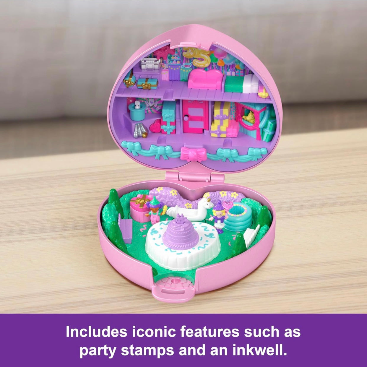 Polly Pocket 35th Birthday Party Time Stamper